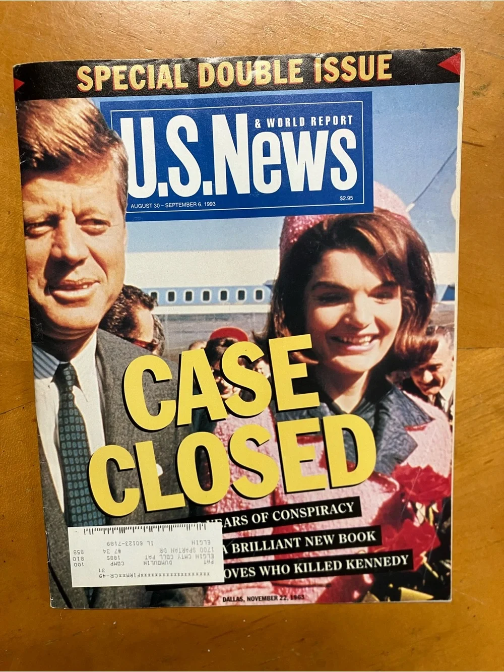 Vintage 1993 US News & World Report Magazine JFK Assassination Case Closed Mag
